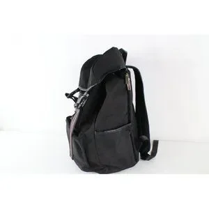 Ben Sherman Big Logo Spell Out Leather Strap Buckle Top Backpack Book Bag Pack Ben Sherman Faux Leather Slim 15.6 main image 3